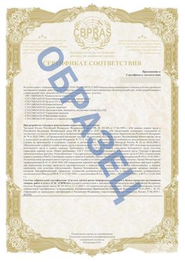 Образец Приложение к СТО 01.064.00220722.2-2020 Красноуральск Сертификат СТО 01.064.00220722.2-2020 